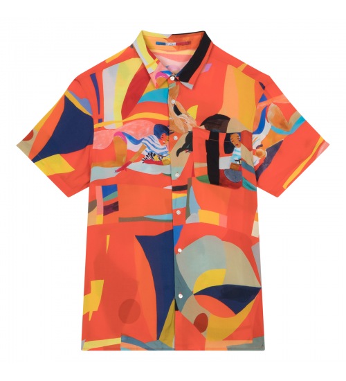 Abstract Funk Red