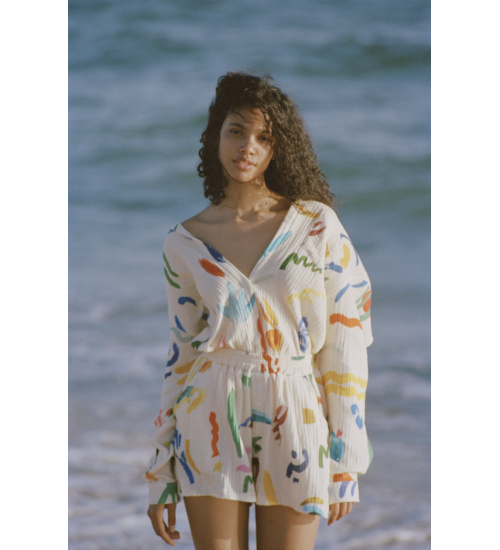 CHEMISE EN GAZE DE COTON PRELUDE EN DO