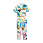 BLEU JAUNE ROSE JUMPSUIT