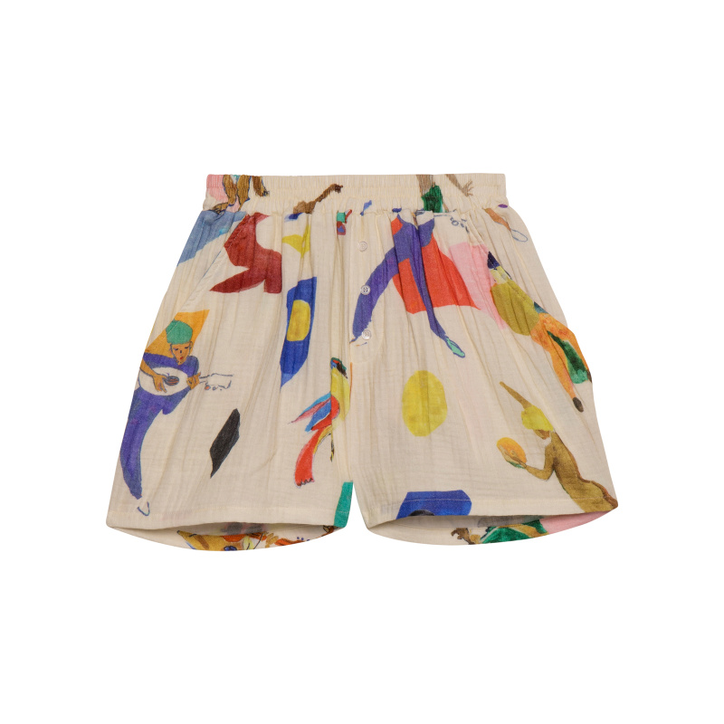 SHORT EN GAZE DE COTON MUSIC CUT