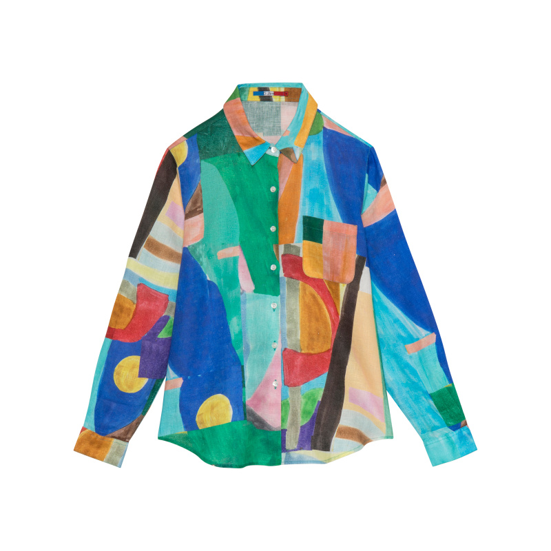 CHEMISE EN LIN METISSE