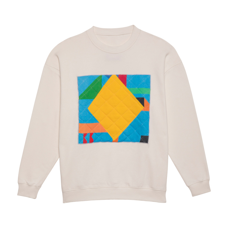 SWEAT-SHIRT OVERSIZE PATCHWORK