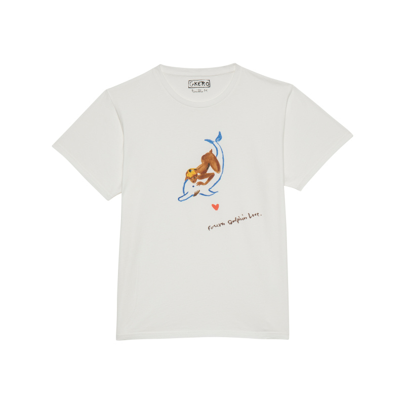 Tee SHIRT FOREVER DOLPHIN LOVE