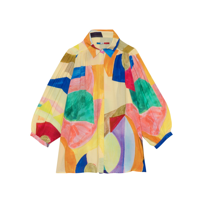 BLOUSE GAUDI JAUNE