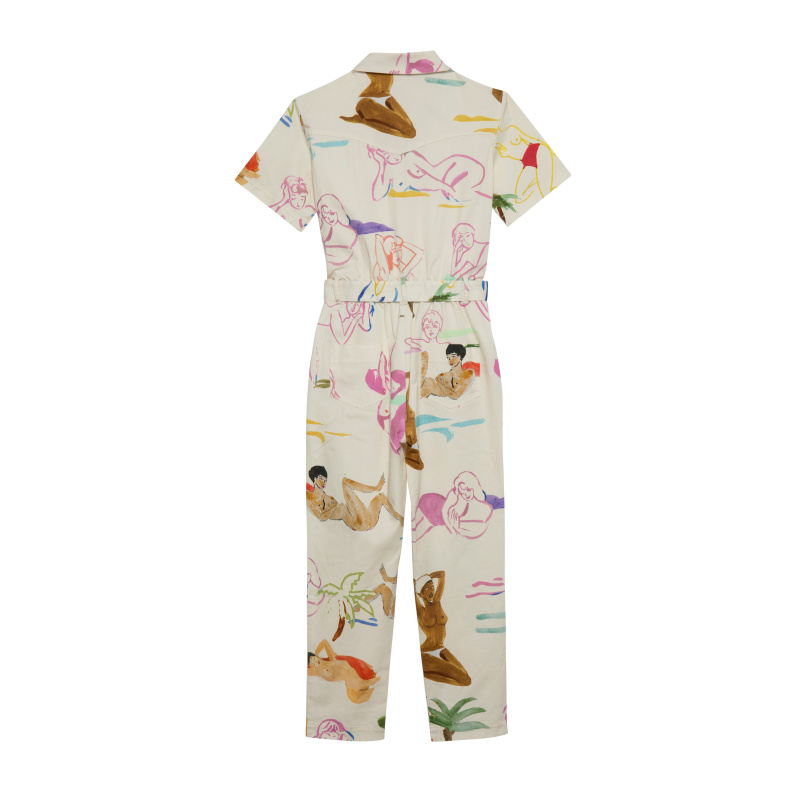 CRUSH MODEL PINK JUMPSUIT