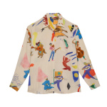 CHEMISE EN GAZE DE COTON MUSIC CUT