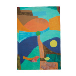 Rose Bleu Vert Sarong