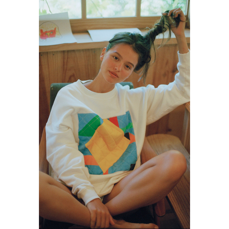 SWEAT-SHIRT OVERSIZE PATCHWORK