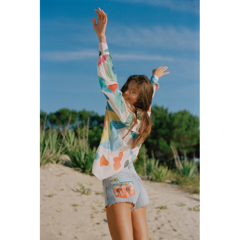 BLOUSE BALLON RAINBOW