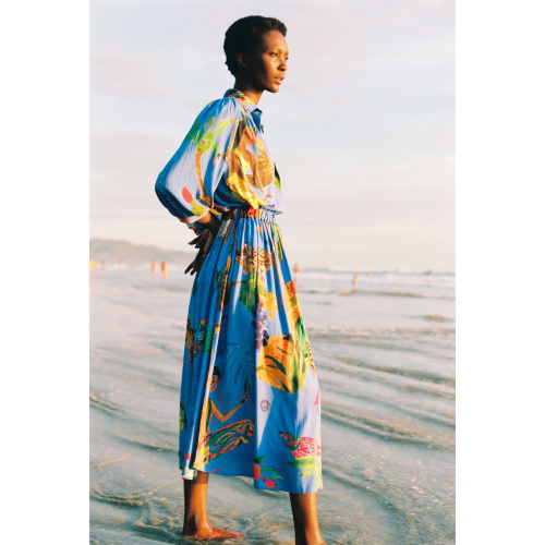 FEMME LUXE BLEU SKIRT