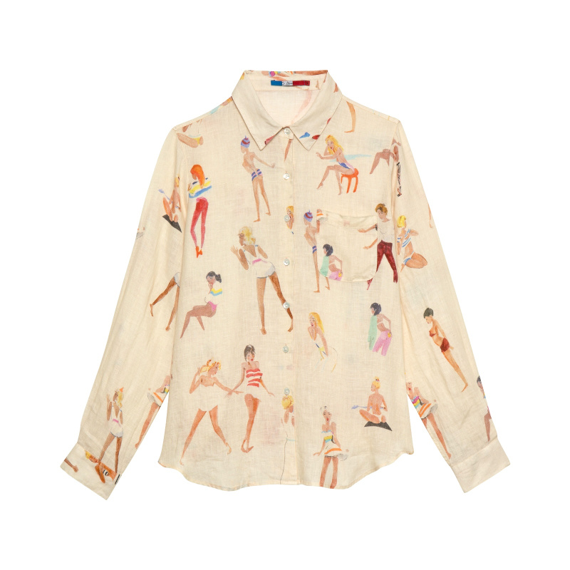 BEAUTIFUL GIRLS LINEN SHIRT