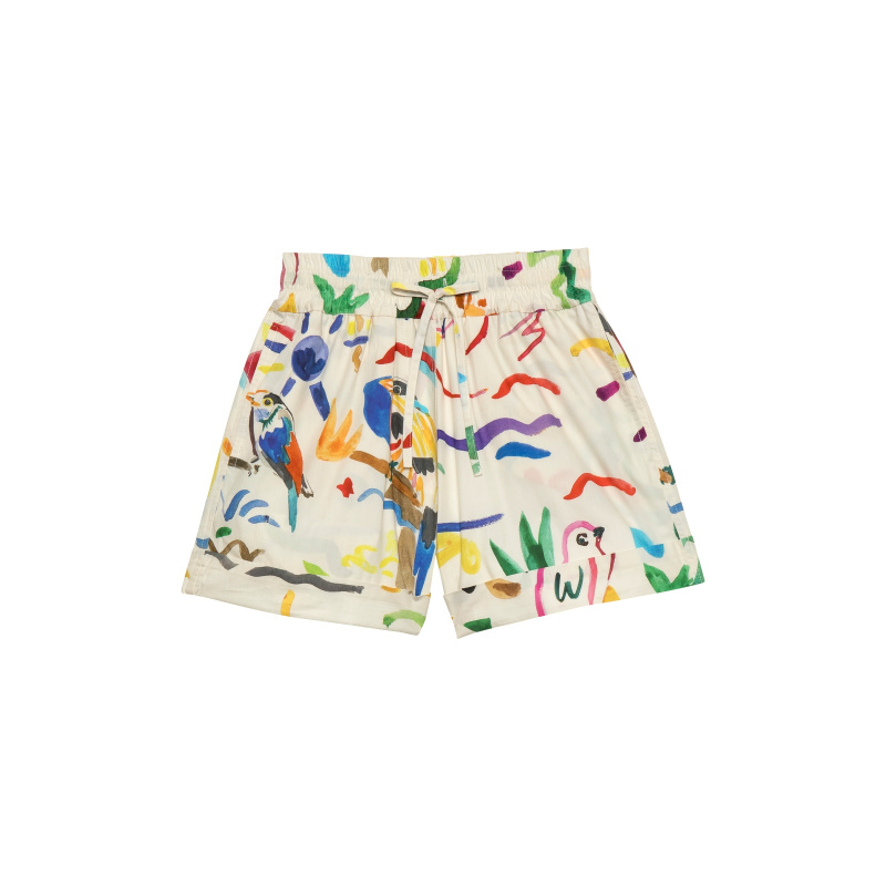 BIRDS COLOR VENISE SHORT