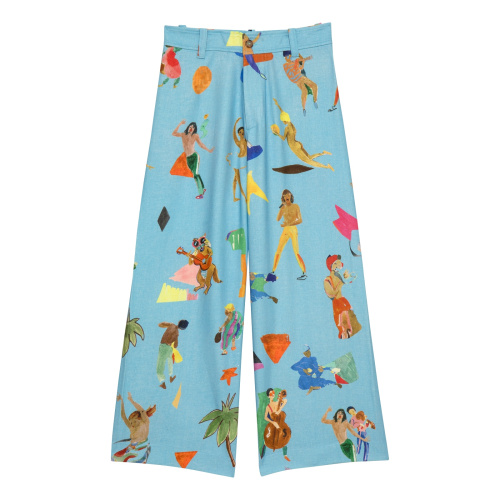 MUSIC CUT SKY PRINCE PANTS