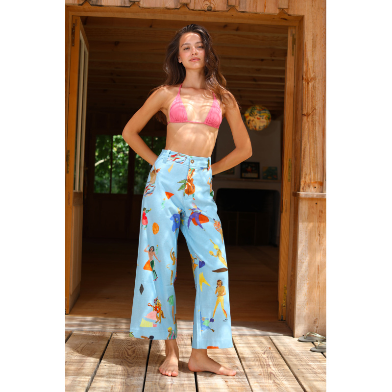 PANTALON PRINCE MUSIC CUT SKY