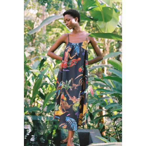 FEMME LUXE NOIR POPPY DRESS