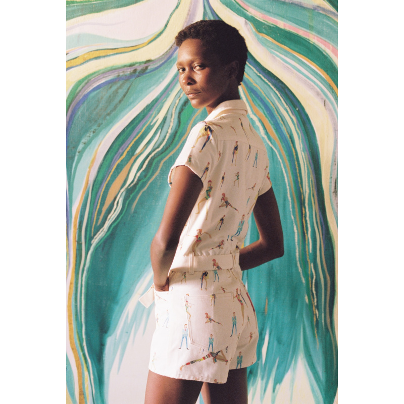 COMBI-SHORT SPACE MAN