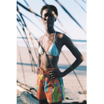 SHORT VENISE RAINBOW ROUGE