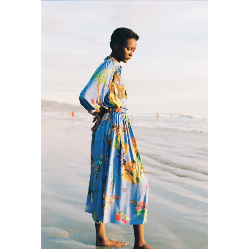 BLOUSE FEMME LUXE BLEU