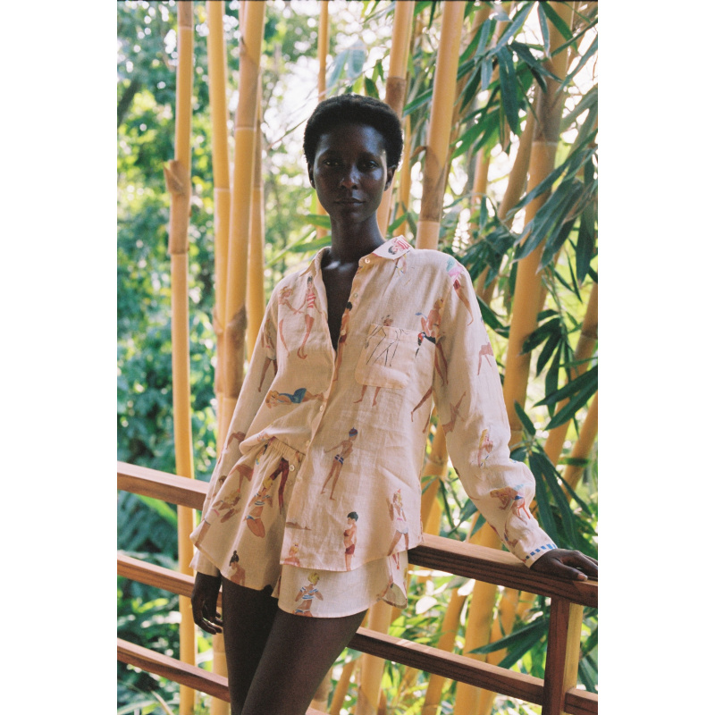 SHORT EN LIN BEAUTIFUL GIRL