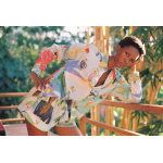 CHEMISE EN GAZE DE COTON 80'S COLOR