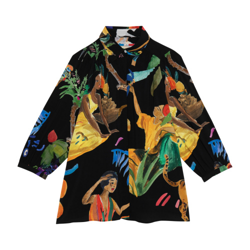 FEMME LUXE NOIR BLOUSE