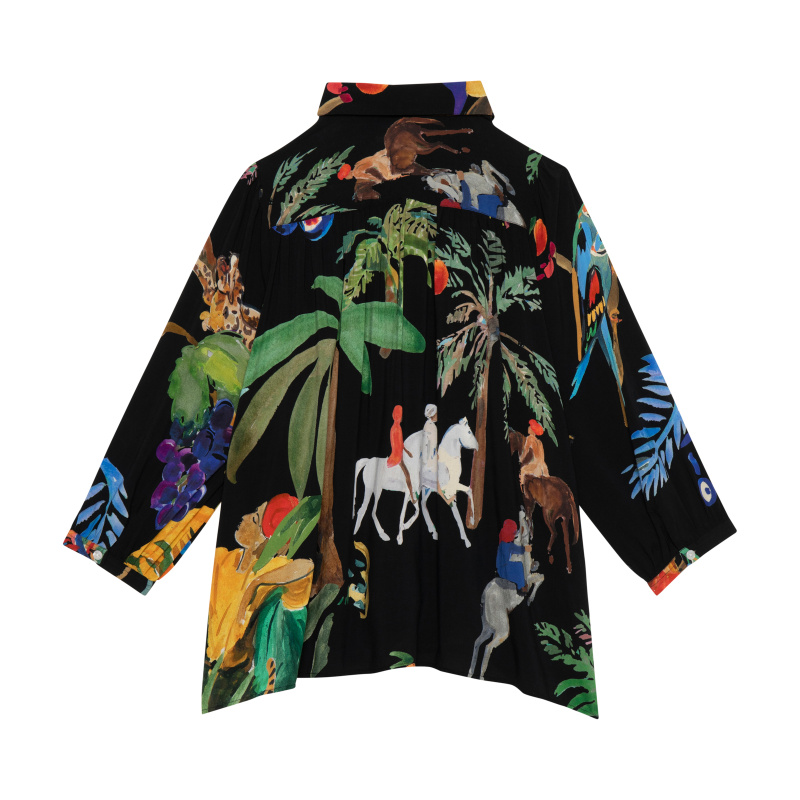 FEMME LUXE NOIR BLOUSE