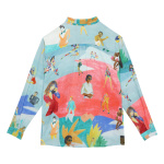 CHEMISE EN GAZE DE COTON 80'S COLOR