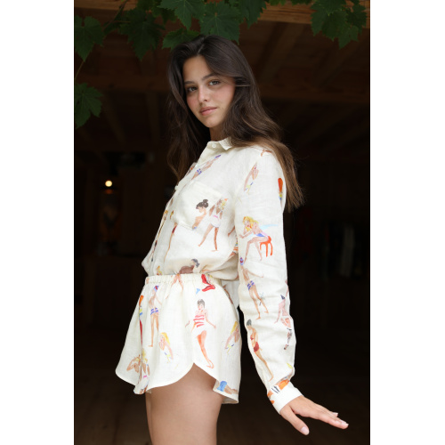 BEAUTIFUL GIRLS LINEN SHIRT