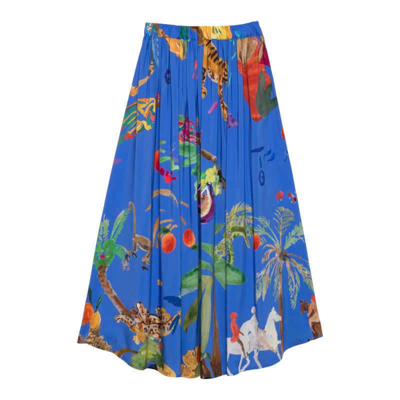 JUPE FEMME LUXE BLEU