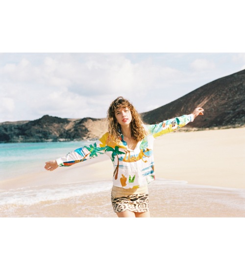 chemise en lin Beach girl