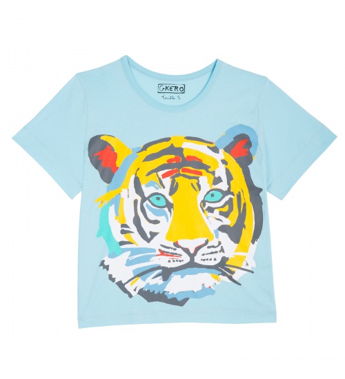 Tiger Face Blue