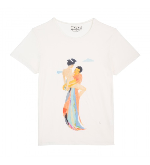 TEE SHIRT ORANGE LOVE