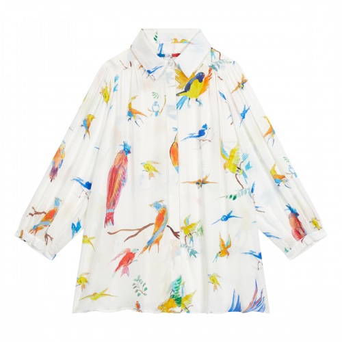 Blouse en viscose Flying Birds