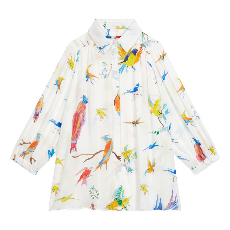Blouse en viscose Flying Birds