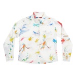 Chemise en Lin Flying Birds