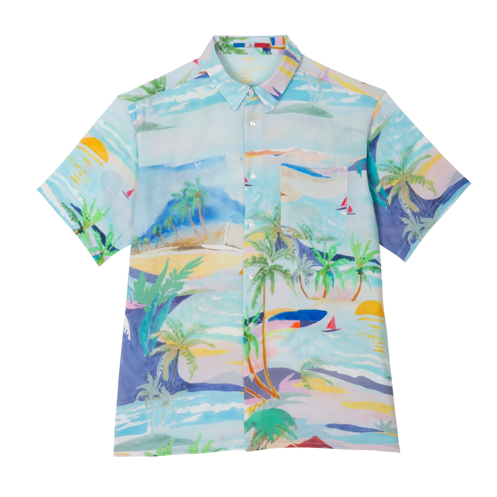 G-Kero Equator short sleeves print men shirt